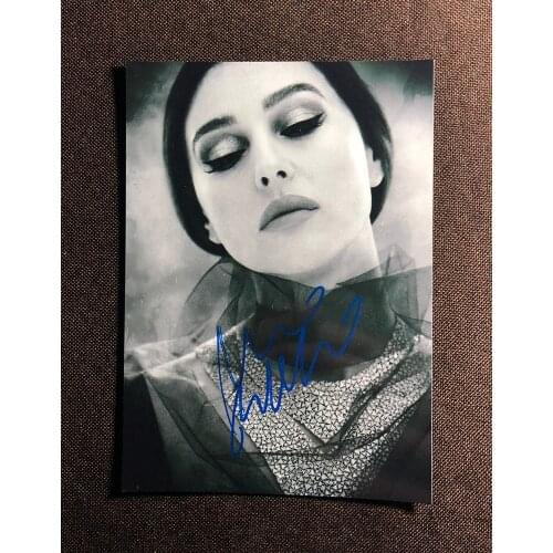 Hand signed Monica Bellucci autographed photo 5*7 autographs in ink 012020M5