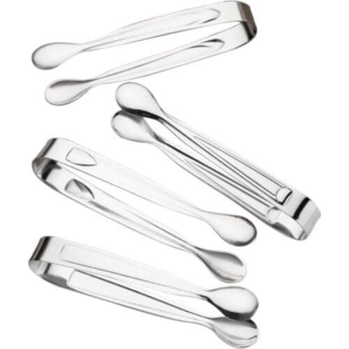 Quality 8 Pack Sugar Tongs Ice Tongs Stainless Steel Mini Serving Tongs Small Kitchen Tongs Lemon Tongs For Tea Party Coffee Bar