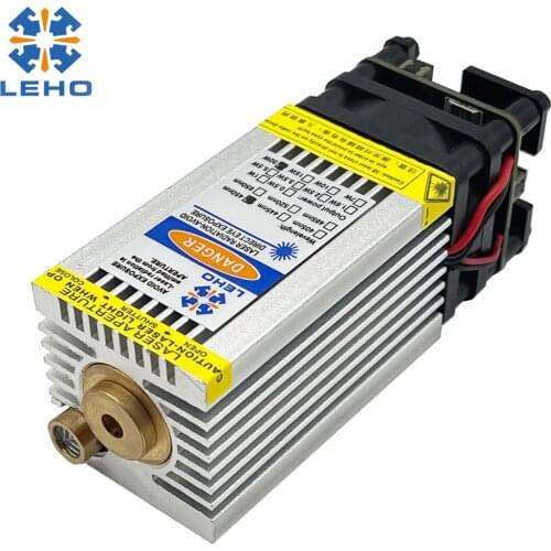 LEHO 30W Blue Laser Module CNC Laser Head for Laser Engraving and Cutting Module Fixed Focus Fast Engraving with PWM TTL