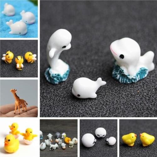 Mini kawaii bee birds Animal micro landscape fairy garden miniature/terrarium/succulent decoration ornaments DIY accessories