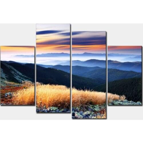 Modular Painting Wall Painting Landscape Blue Sky Home Decorations Canvas Wall Picture Modern Paintings On Canvas Abstract