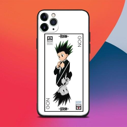 Gon carte Hunter x Hunter anime Soft Silicone Phone case cover for iPhone SE 6s 7 8 Plus X XR XS 11 12 mini Pro max