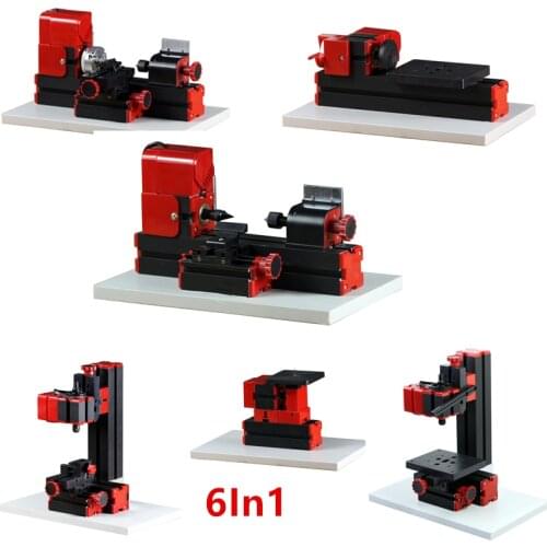 6 in 1 Kit, DIY 24W Basic Mini lathe kit,24W 20,000r/min, Standardized children education,BEST Gift