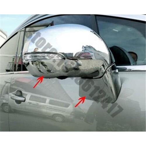 For Peugeot 3008 2013-2019 Car styling ABS Chrome Rearview Side Door Mirrors Cover Trim Car modeling