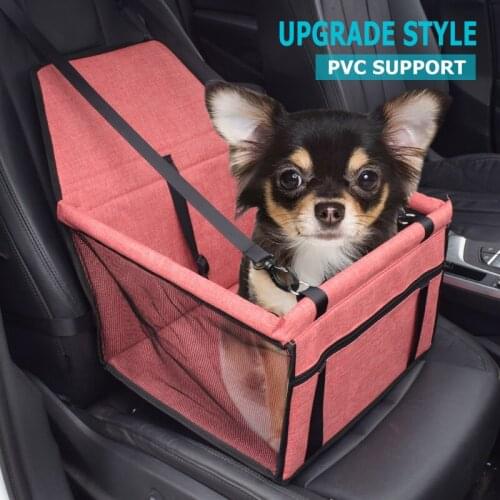 Dog Car Back Seat Carrier Waterproof Pet Travel Mat Folding Washable Hammock Cover Car Safety Pad for Small Dog Pet Dog Carrier