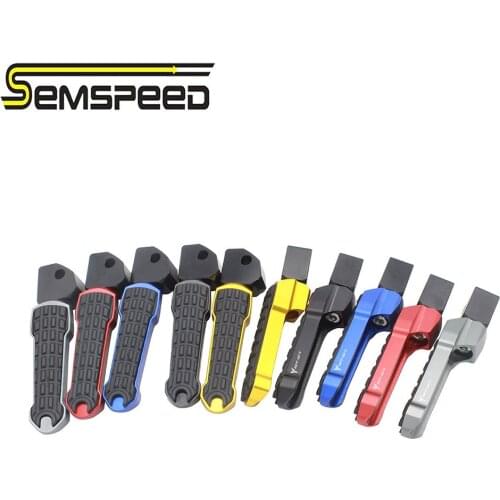 SEMSPEED Yamaha Accessories MT-07 MT-09 Logo Motorcycle Foot Pegs Left Right Hold-foot Platform FZ 09 Tracer 900 Rear Pedal