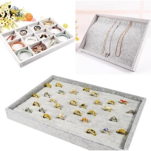 Enlightened Decor Inside Drawer Triple Suit Ring-Earrings-Necklace Set Table (Aydındecor)