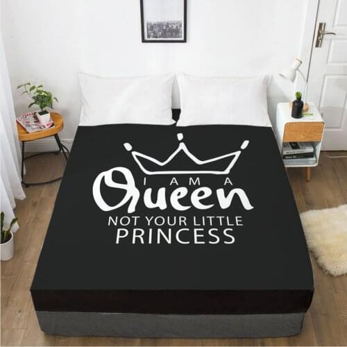 Queen Fitted Sheets Mattress Cover With Elastic Band 3D Bed Sheet Linens 160x200 90x200 Bed Sheet Customize any size design