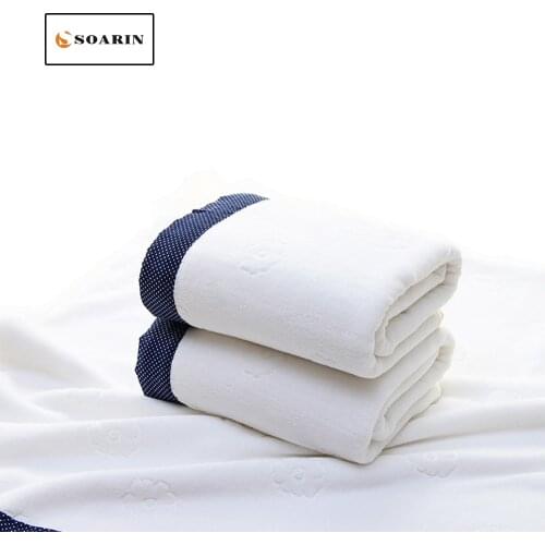 SOARIN Bath Towels For Adults Solid Printed Toalhas De Banho Floral Travel Towel Toallas Algodon Dusch Handtuch Bad Doeken Plage