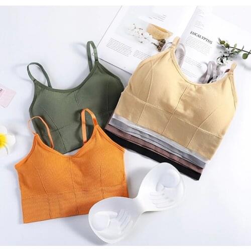 Padded Push Up Sports Bra Woman Sports Underwear Yoga Bra Shockproof Workout Bra Womens Sport Top Breathable Fitness Bra