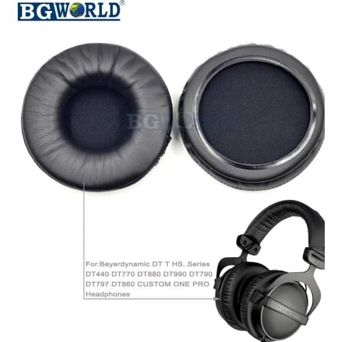 BGWORLD Thicker Ear Pads Cushion For Beyerdynamic DT T HS..Series DT440 DT770 DT880 DT990 DT790 DT797 DT860 CUSTOM ONE PRO ND