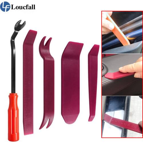 Auto Door Clip Panel Trim Removal Tool Kits Navigation Disassembly Seesaw Car Interior Plastic Conversion Tool new
