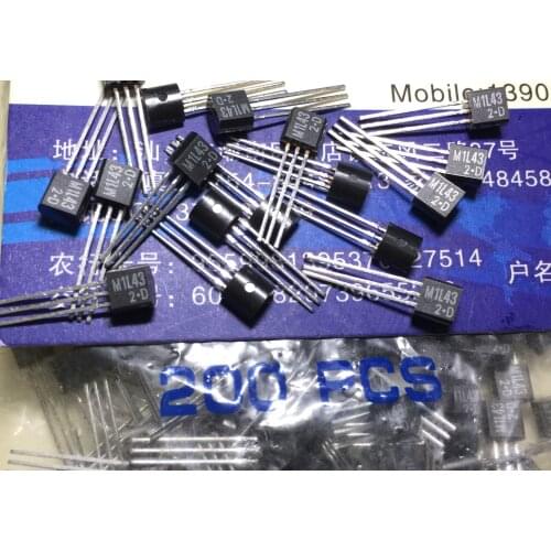 5PCS-20PCS M1L43 MIL43 TO-92 800V 1A 100% New and original