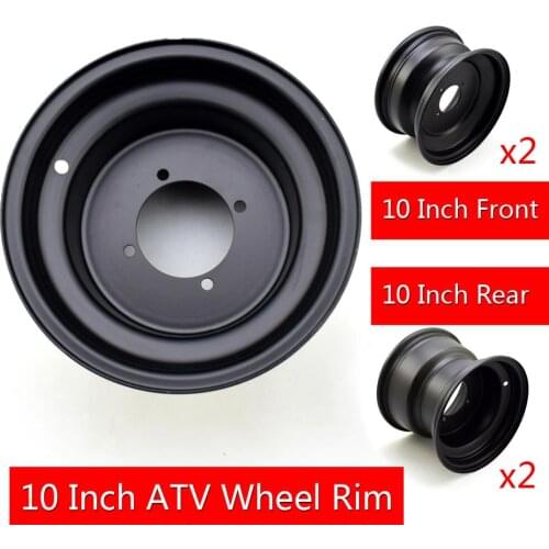 ATV Quad 10 Inch Wheel Rim Front X2 Rear X2