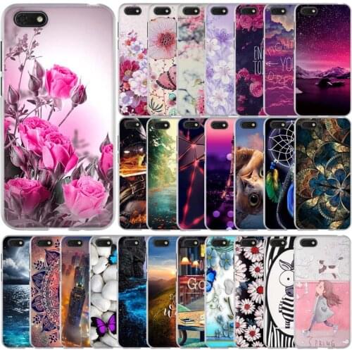 For Huawei Y5 2018 Case For Huawei Y5 2018 / Y5 Prime 2018 Case Soft Silicon Cover Cute TPU Fundas Coque for Y 5 2018 Case Cover