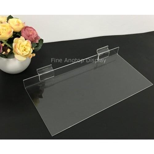 12" x 6" Acrylic Slatwall Display Shelf For Sunglasses Jewelry Figurine Holder