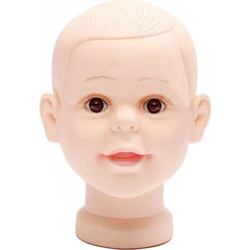 Children Mannequin Baby Dolls Shop Window Dolls Head Cap Glasses