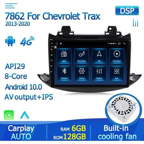 Head unit Android 10 For Chevy Chevrolet Trax 2013 - 2020 Auto Carplay Car Radio Multimedia Player GPS Navigation 2din 4G Wifi