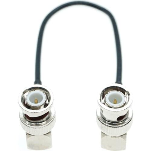 BNC male right angle to BNC male plug RA pigtail cable RG174 3G/4G Wireless