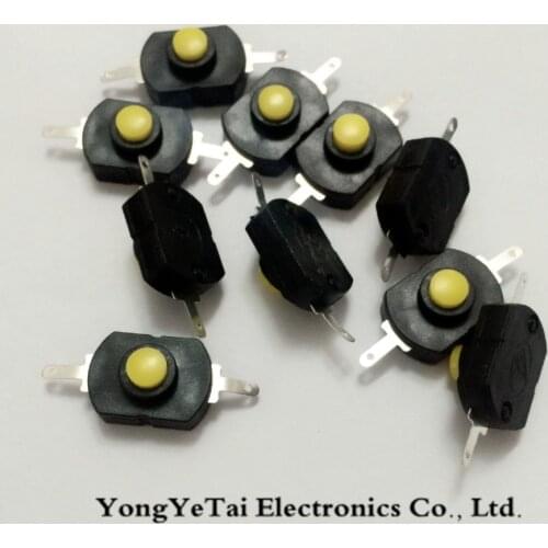 Power button switch button switch flashlight jog button YT-1813-DF flat feet S