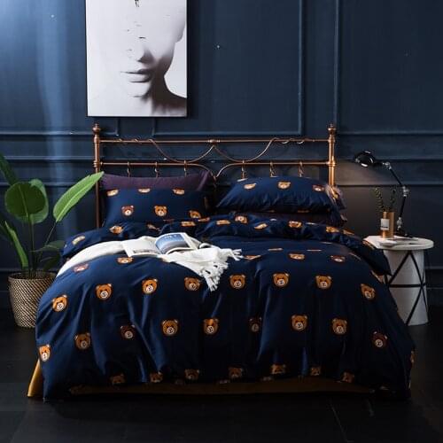 100%Egyptian Cotton Oriental style Luxury Bedding set/Bedclothes Queen King size 4Pcs Duvet cover Bed linen sheet set 36