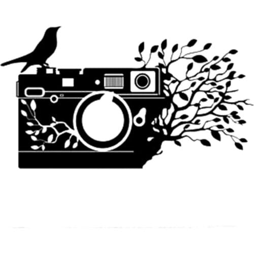 Hot Funny Camera Photography Car Stickers Motorcycle Decals Motorcycle Accessories Waterproof PVC 17cm *10cm