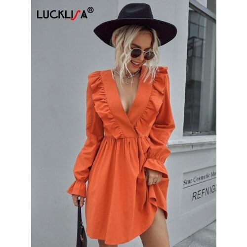 Модные платья-трапеции LUCKLISA China At AliExpress