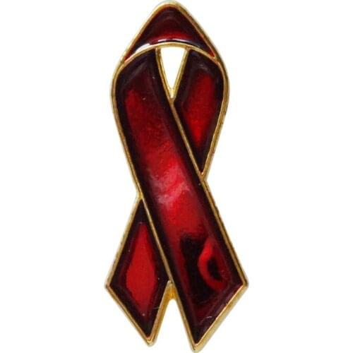 Small red Ribbon bow tie pins-Iron plated brass+Paints+epoxy+butterfly button Free shipping(300 pcs/lot)