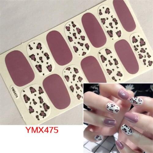 1Sheet 3D Leopard Nail Art Sticker Sexy Designs Women Adhesive Nail Decals Beauty Full Wraps Manicure Decoration DIY Accessories