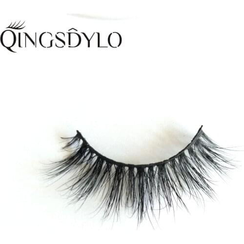 Mink Eyelashes Natural Length Handmade Volume Soft Lashes--2019 False Eyelash Extension 3D Lashes Makeup Cruelty Free