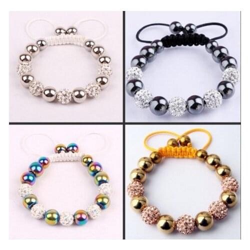 New arrival drt3 micro pave CZ Disco Ball Beads Bracelet fasion Gift jewelry Discount crystal