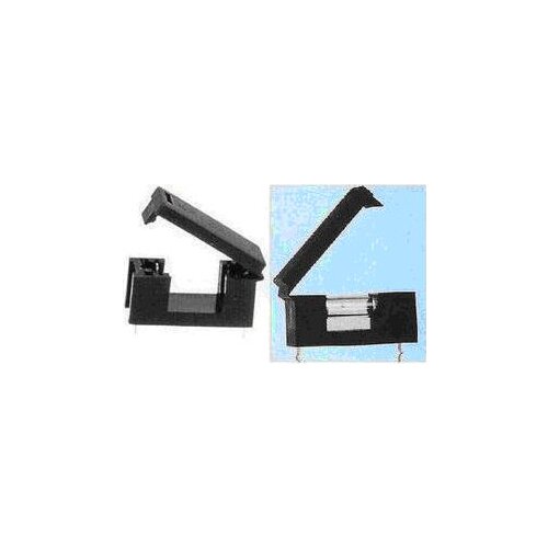 PCB panel welding base 5 * 20MM fuse holder fuse box -A type insurance contracts with cover black seat