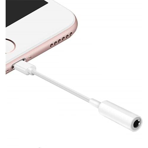 For Lighting to 3 5 mm Jack Adapter For iPhone 12 Mini 11 Pro Max SE2020 XR X XS 8 Plus 7 8Pin To 3.5mm Audio Splitter AUX Cable