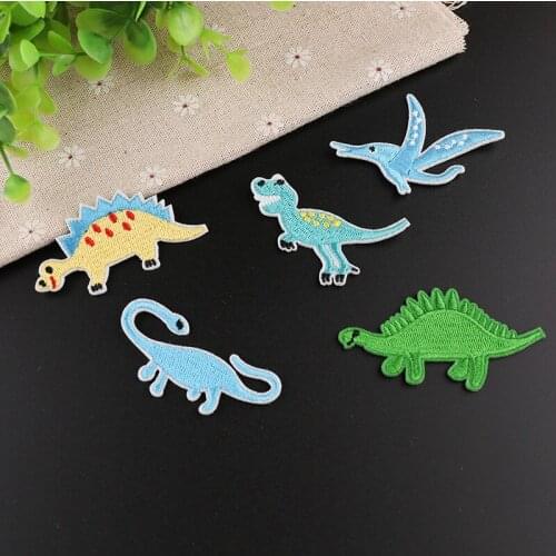 PGY 1PCS Autumn Children Costume Dinosaur Seris Decoration Cloth Animal Tyrannosaurus Rex Patches Accessories Free Shipping