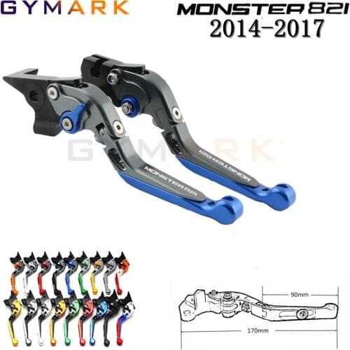 For Ducati 821 Monster MONSTER821 2014-2017 2016 2015 2014 2013 Adjustable foldable expandable motorcycle brake clutch lever