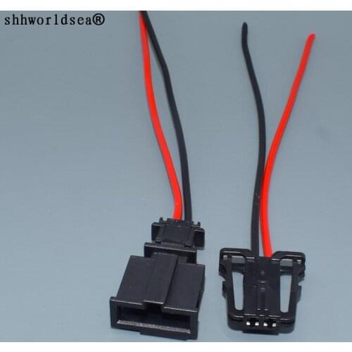 Shhworldsea 2Pin Car Plug for License plate lamp Car door connector 3B0 972 712 3B0972712 1J0 971 972 1J0 971972