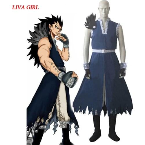 Fairy Tail Gajeel Redfox Cosplay Costume