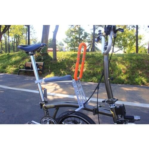 Folding bicycle child saddle safety seat for brompton bicycle bmx ultra light folding seat