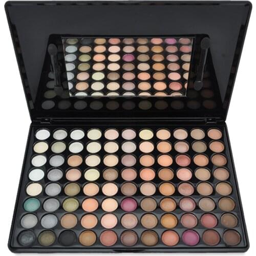 88 Color Shimmer Matte Eyeshadow Pallete Makeup Colorful Palette Waterproof Nude Eye Shadow Powder Contour Cosmetic With Mirror