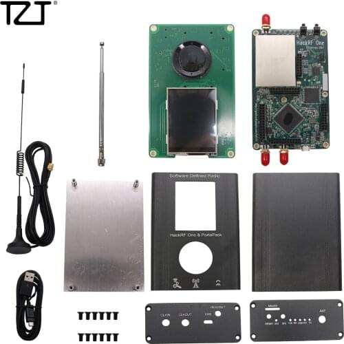 TZT PortaPack + HackRF One SDR + Metal Case + 10M 0.5ppm TXCO + Havoc Firmware Kit