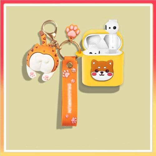 For Xiaomi Mi Air 2s Protect Cover Cartoon Wireless Bluetooth Earphone Soft Case Accessories For Xiaomi AirDots Pro 2