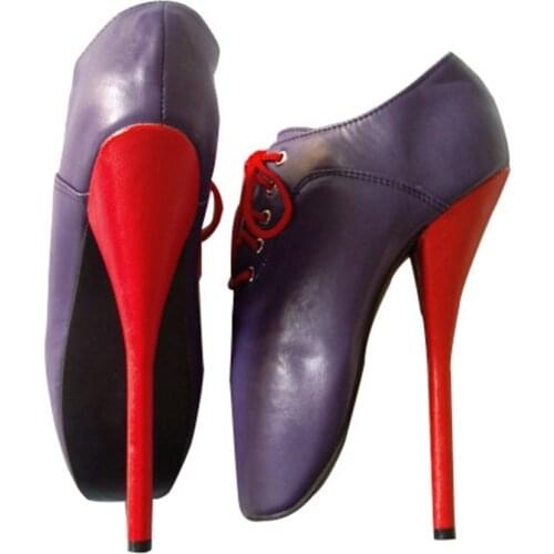 Womens Shoes 7.09in High Height Sexy Ballet Shoes Party Stiletto Heel SM Shoes US Size 6-14 No.13260