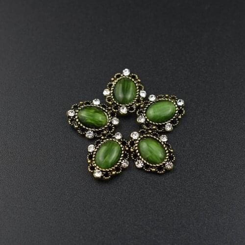 10pcs Opals 3d Nail Art Decorations Rhinestones Retro Metal Nails Charm Stud Gliter Diamonds Jewelry Accessoires New Arrival