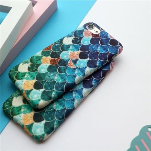 15 pcs Wholesale Scale Colorful Case For iPhone 8 8 Plus Ultra Thin Girl Hard PC Case For iPhone 8 with kraft paper box