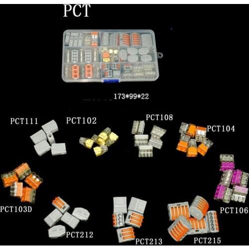 2P 3P 4P 5P Fast wiring connecting terminal Multi specification wire connector PCT combination set