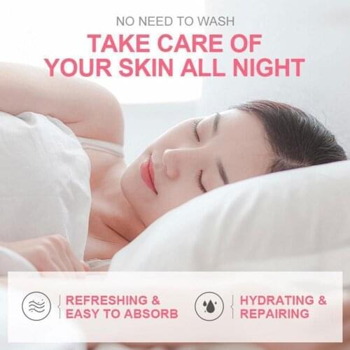 3.5g Sleep Mask Deep Moisturizing Hydrating Shrinking No-clean Mask Care Pores Brightening Egg Tone Face TSLM1 Skin Skin T6D9
