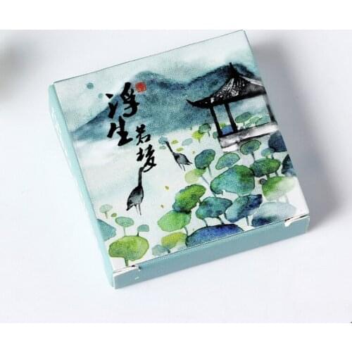 40 pcs/set Vintage Chinese Traditional Style Stickers Adhesive Stickers DIY Decoration Stickers