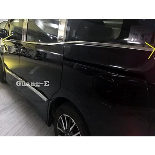 Car Sticker Garnish Pillar Window Middle Strip Trim Frame Lamp Hood For Toyota Noah Voxy 80 Series 2014 2015 2016 2017 2018
