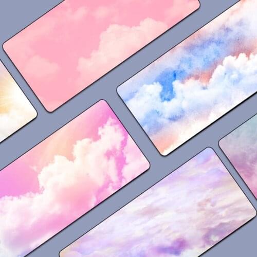 Large Writing Desk Mats Laptop Mouse Mat Kawaii Mouse Pad Cute Mouse Pad Gaming Deskpad for Office Home Gamer 30x80cm