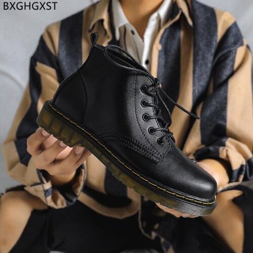 Designer Leather Shoes Man Motorcycle Boots for Men Male Timberland Boots for Man 2021 Luxury Brand Martin Men Casual Shoes